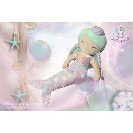 Muñeca ocean fantasy con cuerpo blando. estuche convertible en cuna 36cm