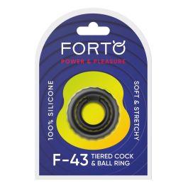 Anillo para el Pene Forto Negro (Talla única)