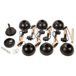 Lámpara Colgante Bratsk de Metal con Diseño Industrial Elegante, Ideal para Comedor, Dormitorio, Cocina y Oficina, Iluminación LED E27 SKD-P80014