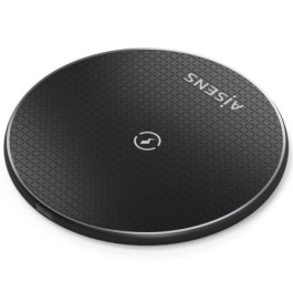Aisens ASCH-15W1WC058-BK Base de Carga Inalámbrica 15W USB-C para Móvil Qi Negro