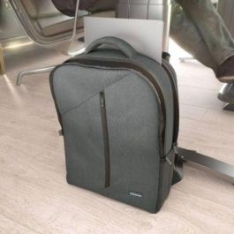 Aisens Mochila Premium para Portátil de 15.6" Gris - Espacio Amplio, Protección Extra y Diseño Multifuncional