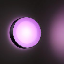 Philips Hue 915005843201 Aplique de pared exterior Daylo White & Color Ambiance, Negro, LED 1050lm, Bluetooth
