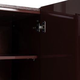 Aparador Lacado Granate Mármol-Dm Salón 163 X 45 X 75 cm