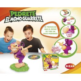 Bizak 62468742 Juego Pedrete El Mono Guarrete, Juego de Mesa Divertido de Pedos Familiar para Niños +4 Años Precio: 38.59000002. SKU: S2400753