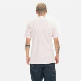 Camiseta de Manga Corta Hombre Converse Classic Fit All Star Single Screen Rosa claro