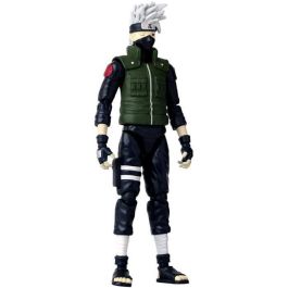 Bandai Figura de Acción Coleccionable Anime Heroes Naruto Shippuden Kakashi Hatake Cuarta Gran Guerra Ninja 17 cm con manos extra