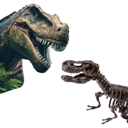 Ses Creative Excavación 2 en 1 de Dinosaurios y Esqueletos T-rex con Herramientas para Niños
