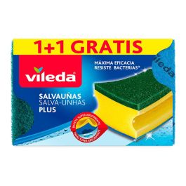 Vileda Estropajo Salvauñas Antibacterias Plus Pack 1+1 Precio: 2.50000036. SKU: S7912235
