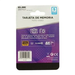Elbe SD-1032 Tarjeta SD 32GB UHS-I V10 Full HD para Cámaras Compactas y Réflex