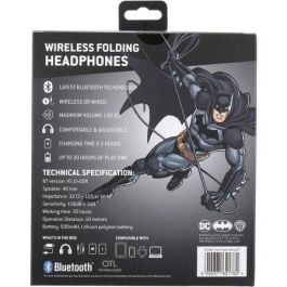 Auriculares Inalámbricos Infantiles OTL Batman Dark Knight/ con Micrófono/ Bluetooth/ Negros