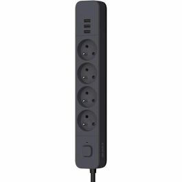 Quarx QUA4004282463085 Regleta Eléctrica de 4 Tomas de Corriente con 3 Puertos USB y Cable de 3 Metros Quarx QUA4004282463085 Regleta Eléctrica de 4 Tomas de Corriente con 3 Puertos USB y Cable de 3 Metros