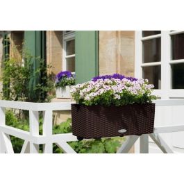 Lechuza LEC4008789156051 Jardinera Balconera Cottage 50 Kit Completo Moka 8L