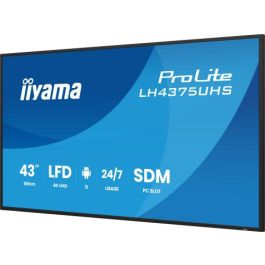 Iiyama LH4375UHS-B2AG Monitor Profesional 43" 4K UHD Android 11 IPS 24/7 500cd/m² HDMI DisplayPort VESA