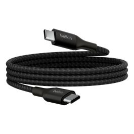 Belkin CAB015bt1MBK Cable USB-C a USB-C, 240W, 1m, Negro, Carga Rápida
