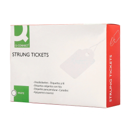 Q-connect Etiquetas Colgantes 21x35 mm Caja de 500 Unidades