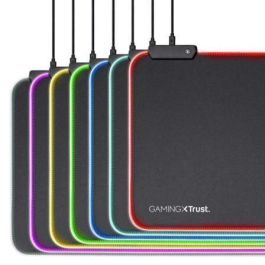 Trust Gaming GXT 764 Alfombrilla de ratón XXL RGB con Iluminación LED 300x930mm y Base Antideslizante para Gaming