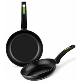 Sartén Monix GREEN 26CM Negro Verde Madera Acero Inoxidable Plástico Baquelita 26 cm Ø 26 cm (4 Unidades)