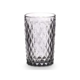 Vaso Diamante Gris 370 ml Vidrio - Vivalto 8x12.8x8 cm (24 Unidades) Vaso Diamante Gris 370 ml Vidrio - Vivalto 8x12.8x8 cm (24 Unidades)