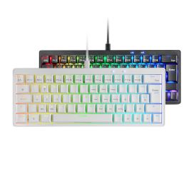 Teclado Gaming Mars Gaming MKMINIPROWYES Qwerty US Blanco