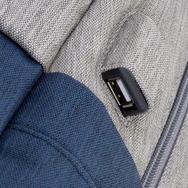 RIVACASE 7567 Mochila Riva Prater para portátil 17.3" gris/azul oscuro