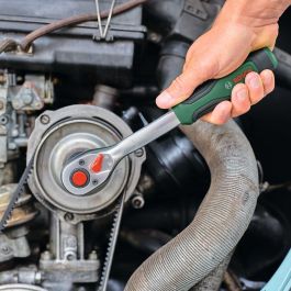 Bosch Juego de 25 Llaves de Carraca 1/2" BOS4053423254143 Par de Torsión hasta 768 Nm Botón de Bloqueo Agarre Suave Estuche de Transporte