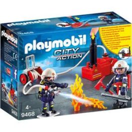 Playmobil Ciudad Accion - Bomberos Con Playmobil Ciudad Accion - Bomberos Con