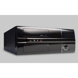 CAJA SOBREMESA HIDITEC K7 CH20K70003 - USO HORIZONTAL/VERTICAL - 1X5.25 - 1X3.5 - 2XUSB2.0 - AUDIO - FUENTE 500W - SLIM ATX - NEGRO