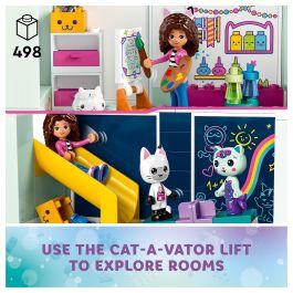 Lego 10788 La Casa Mágica de Gabby, Casa de Muñecas de Juguete con Minifiguras