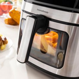 Freidora de Aire InnovaGoods Fryinn View 6500 Negro 1700 W 6,5 L Acero Inoxidable Freidora de Aire InnovaGoods Fryinn View 6500 Negro 1700 W 6,5 L Acero Inoxidable
