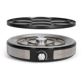 Livoo DOP247 Crepera Reversible 1500W - Placa Grande Ø33cm o 7 Mini Crêpes Ø10cm - Antiadherente y Termostato Regulable