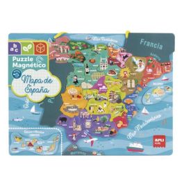 Apli Kids 18893 Puzzle Magnético Mapa de España Educativo | Aprende Provincias, CC.AA., Ríos y Montañas | Niños +5 años Precio: 16.50000044. SKU: B17EZ8GBDR