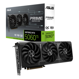 ASUS Prime -RTX5060TI-O8G NVIDIA GeForce RTX 5060 Ti 8 GB GDDR7 ASUS Prime -RTX5060TI-O8G NVIDIA GeForce RTX 5060 Ti 8 GB GDDR7