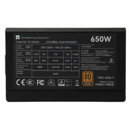 Thermalright TB650S Fuente de alimentación para PC 650W 80+ Bronce No Modular ATX 3.0 Negro