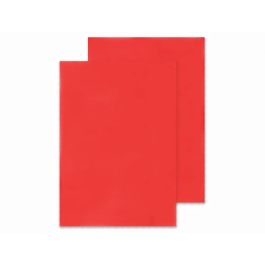 Q-connect Tapas de Encuadernación PVC DIN A4 Opaca Rojo 180 Micras Caja 100 Unidades