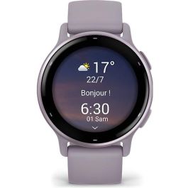 Reloj GPS conectado - GARMIN - Vivoactive 5 - WiFi - 30,4 mm (1.2) - Orquídea Metalizada con correa Morada Precio: 279.94999956. SKU: B14KWC3R9M