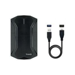 TooQ TQE-2599RGB Caja Externa Gaming para Disco Duro 2.5" USB 3.1 Gen 1 SATA I/II/III UASP 2TB Sin Tornillos RGB Negra