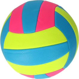 REZO Balón de Voleibol PVC Contraste Bicolor Resistente y Ligero