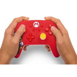 Mando Gaming Inalámbrico Powera MARIO Rojo Nintendo Switch