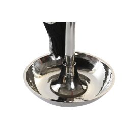 DKD Home Decor Chimenea Moderno Inox Aluminio Plateado Set de 4 4 x 54 x 7 cm