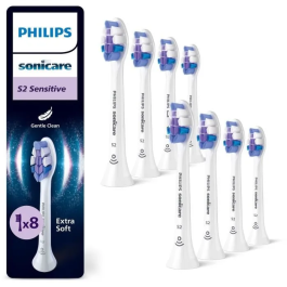 Philips HX6058/87 Pack de 8 Cabezales de Cepillo S2 Blanco Precio: 62.50000053. SKU: B1D2CF8ASW