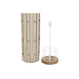 Lampara Pie Urban DKD Home Decor Crudo Marron 25 x 125 x 25 cm Lampara Pie Urban DKD Home Decor Crudo Marron 25 x 125 x 25 cm