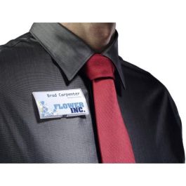 DURABLE Click Fold Placa Identificativa con Imán Polipropileno Transparente 40x75mm - 10 Unidades