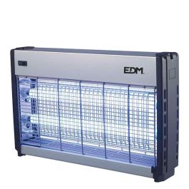 Mata insectos profesional eléctrico 2x20w 150m² 64x10x36cm color cromo/negro edm