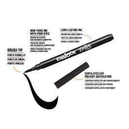 Carioca Rotulador Super Brush Punta Pincel Colores Surtidos Estuche 10 Unidades