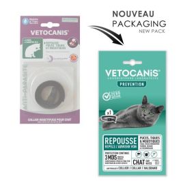 Vetocanis Collar Antiparasitario para Gatos: Repelente de Pulgas, Garrapatas y Mosquitos - Protección para más de 9 meses