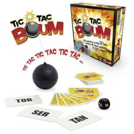 Bizak 64550487 Tic Tac Boum | Divertido Juego de Mesa de Habilidades Lingüísticas con Bomba de Tiempo Real | Edad +8 años