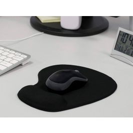 Alfombrilla Para Raton Q-Connect Reposamuñecas De Gel Color Negro 190x230x20 mm Alfombrilla Para Raton Q-Connect Reposamuñecas De Gel Color Negro 190x230x20 mm