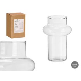 Giftdecor Florero de Cristal Burbuja Transparente de 18 cm de alto, con un diámetro de boca de 7.8 cm (Set de 12) Precio: 26.49999946. SKU: B18R7JV77E