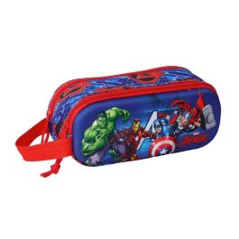 Bolso Escolar Portatodo Safta Doble 3D Mochilas 3D Avengers 80x210x60 mm