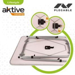 Color Baby Mesa de Camping Regulable en Altura 80x60xh50/69 cm